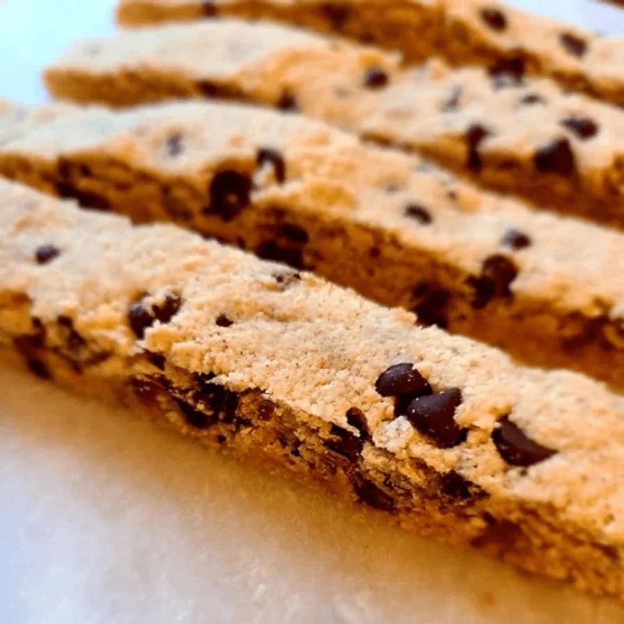 Choc Chip Biscotti - Pure Bakes by Danielle