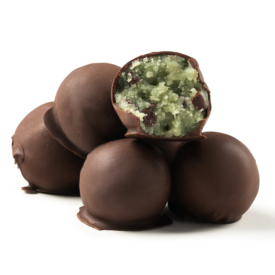 Mint Chocolate Chip Truffles - Pure Bakes by Danielle