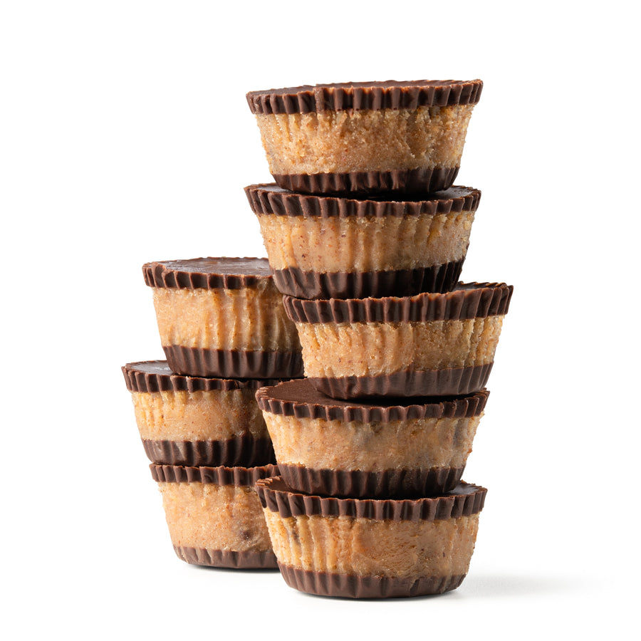 Salted Caramel Cookie Dough Cups (KFP) - Pure Bakes by Danielle